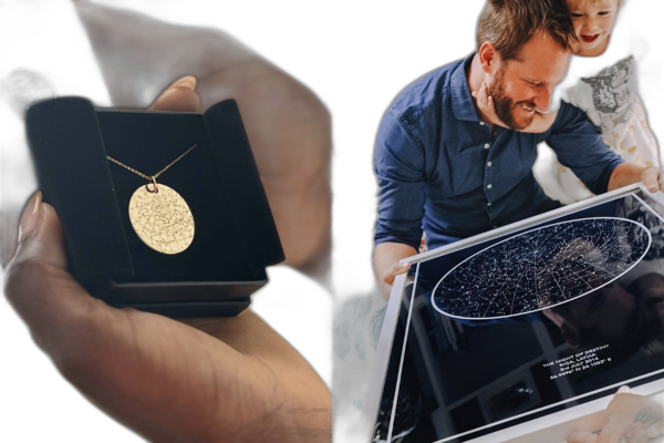 Custom Star Map Print — Framed